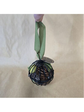Madison’s Garden Fragrant Ornament 4″ Botanical + Pinecone Décor Accent